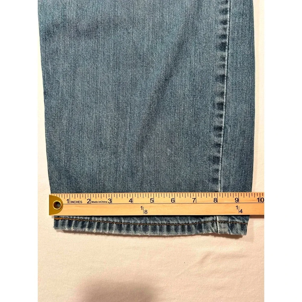 Levis 559 Relaxed Straight Mens Blue Denim Jeans 44x30 Medium Wash 100% Cotton